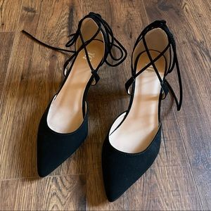NWOT lace up heels